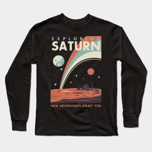 Exploring Saturn Long Sleeve T-Shirt